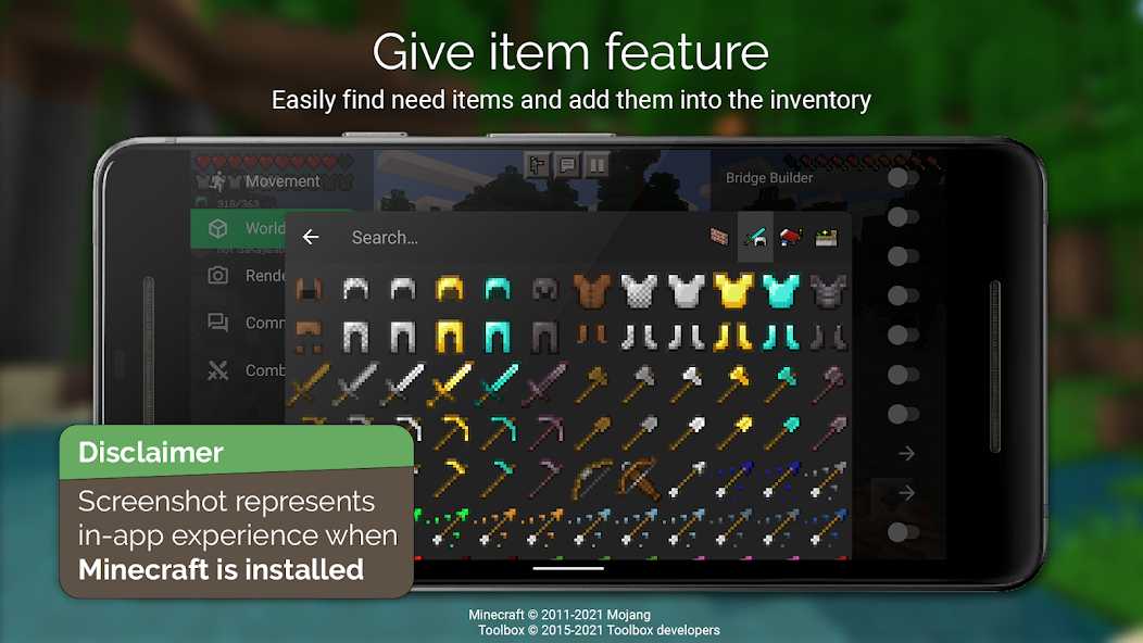 Toolbox for Minecraft: PE Screenshot 2