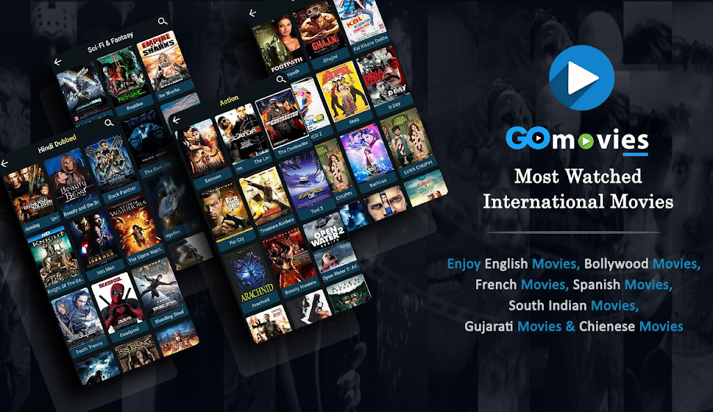 GoMovies- Online Movies&series スクリーンショット 1