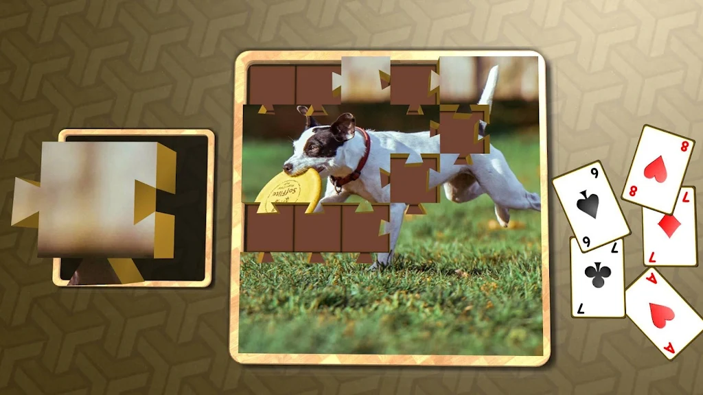 Jigsaw Solitaire - Dogs Captura de pantalla 4