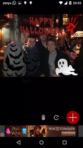 Halloween Photo stickers Screenshot 1