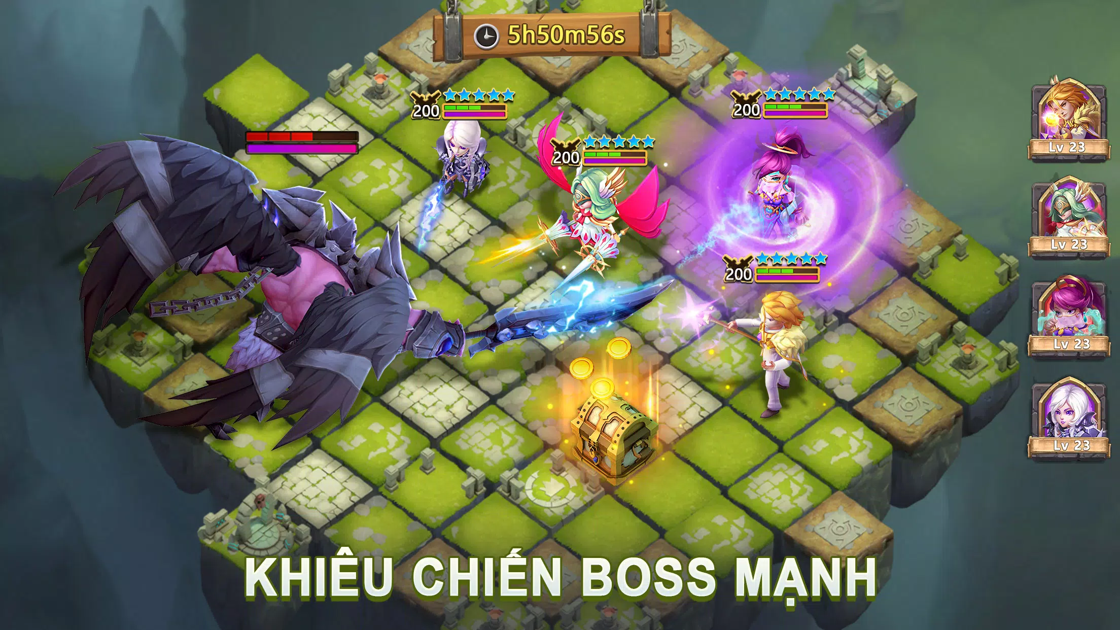 CastleClash:Quyết Chiến-Gamota Captura de pantalla 3