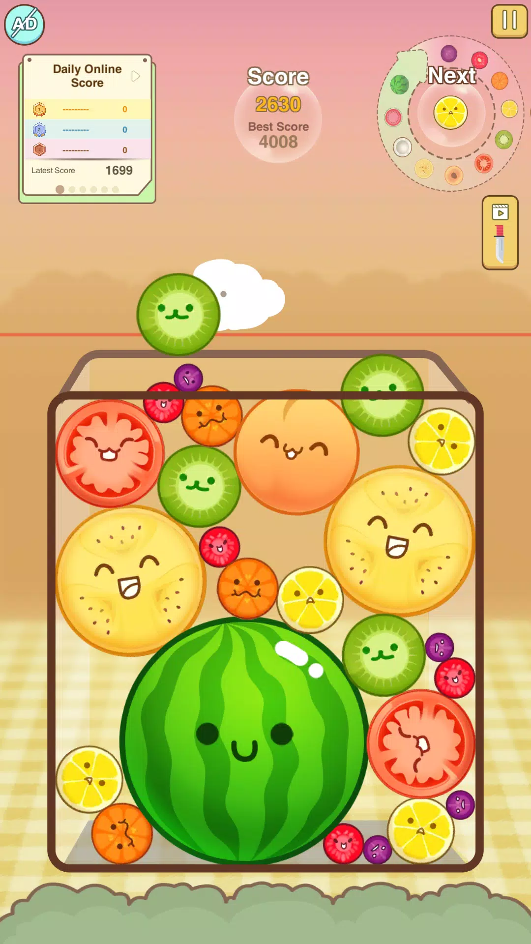 Watermelon Merge Game Скриншот 1