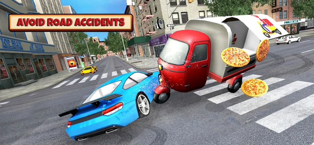 Fast Food Delivery Bike Game Screenshot 4