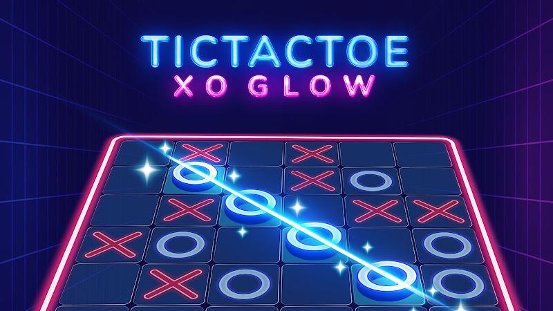 Tic Tac Toe - XO Glow 스크린샷 1