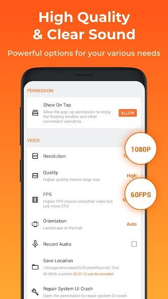Screen Recorder - XRecorder Mod Captura de pantalla 3