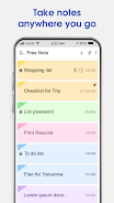 Notes - Color Notepad Captura de tela 1