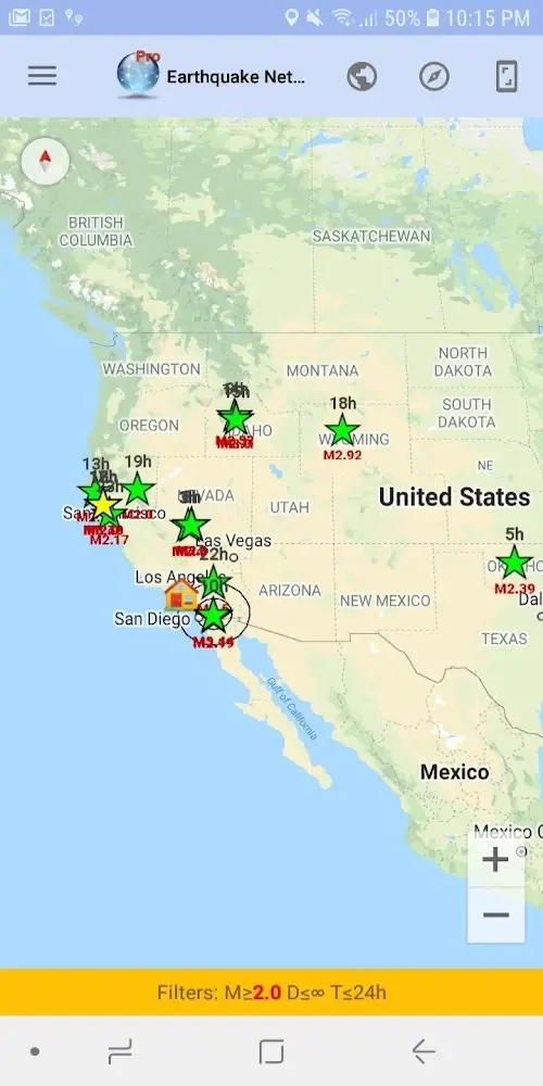 Earthquake Network PRO Скриншот 2