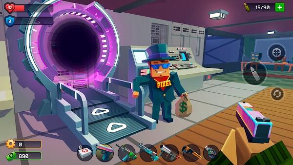 Pixel Combat Zombies Strike Gameplay