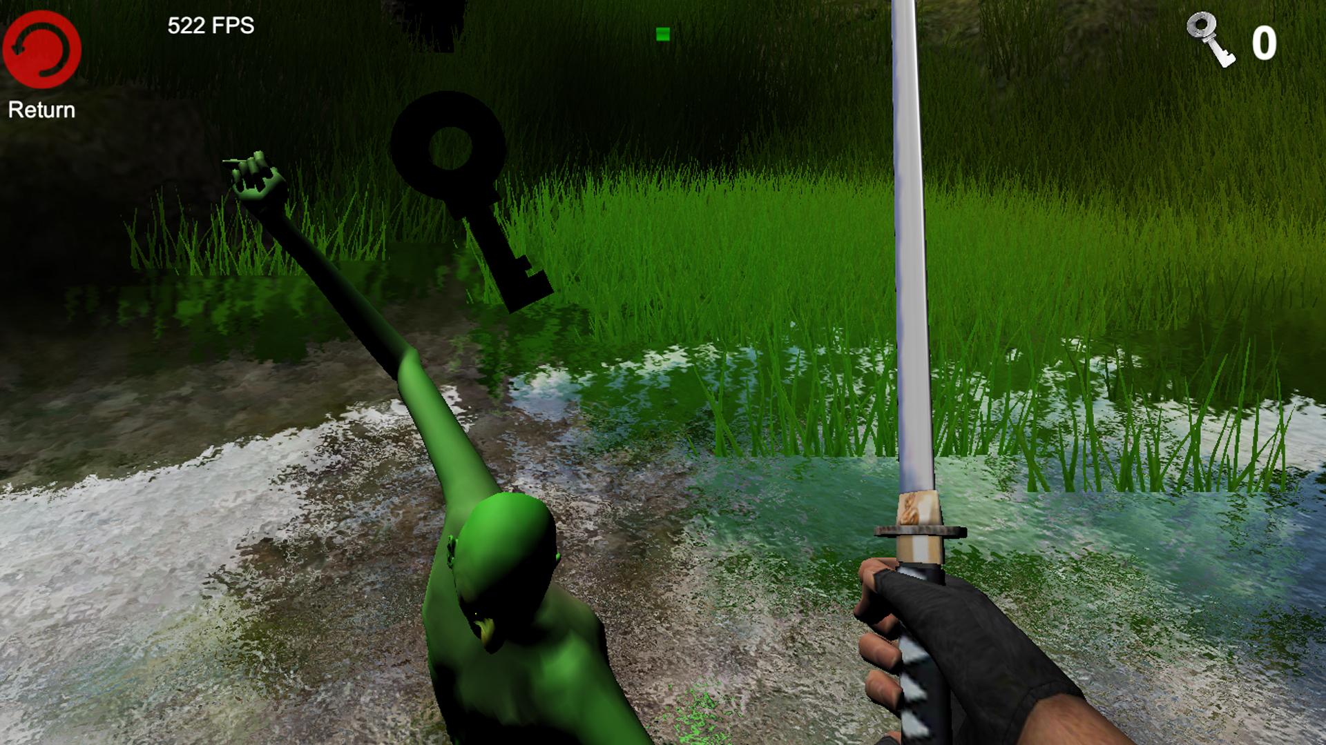 Green monster chase : horror应用截图第1张