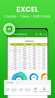 Docx Reader - PDF, XLSX, PPTX Captura de tela 3