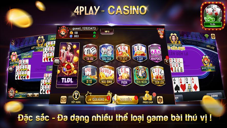 4Play - Tien Len Dem La Online Screenshot 1