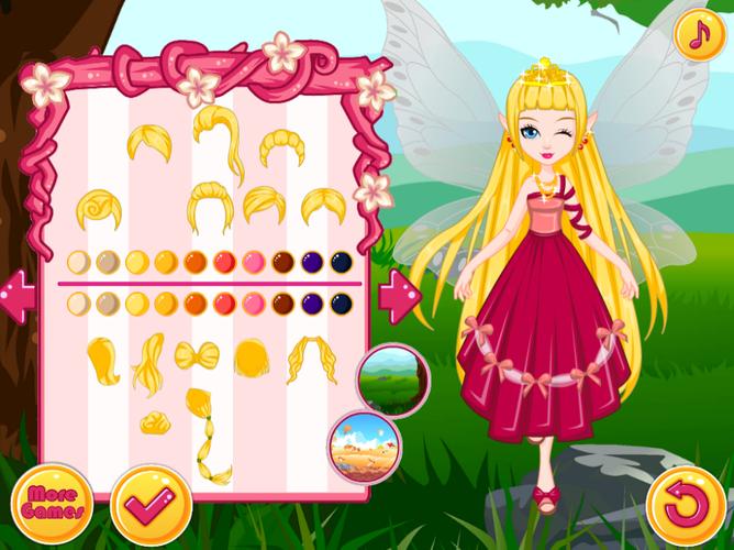 Fairy Dress Up - Girls Games Скриншот 1