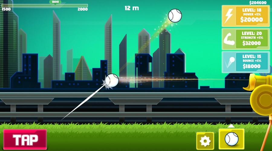 Flick Hit Baseball : Home Run应用截图第1张