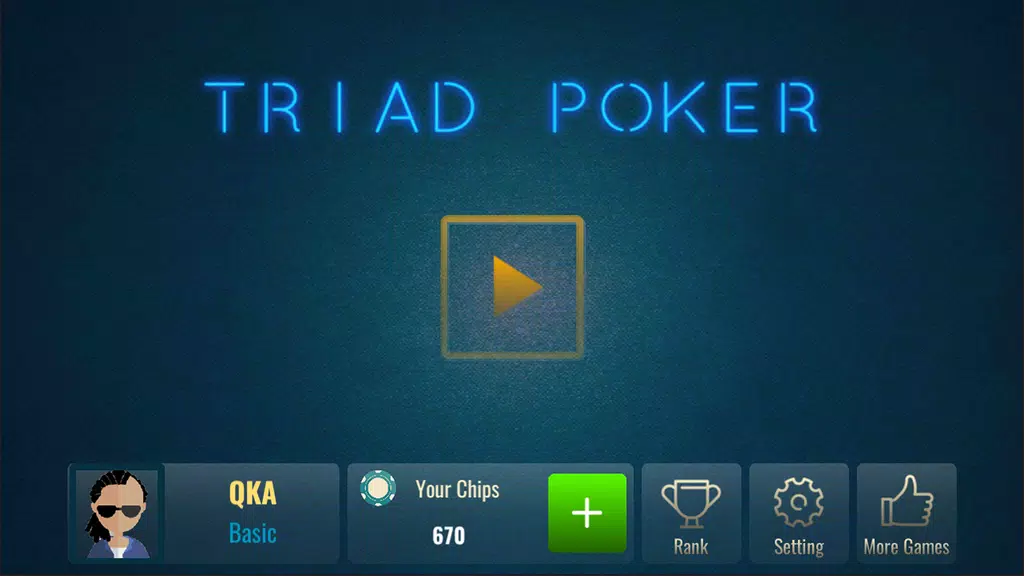 Lieng Offline - Triad Poker 3 스크린샷 1
