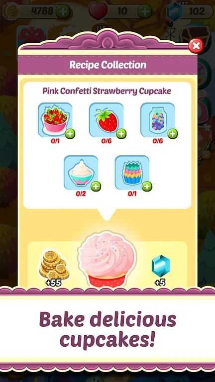 Mahjong Solitaire Cupcake Bake应用截图第4张