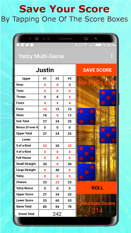 Yatzy Multi-Game Edition スクリーンショット 3