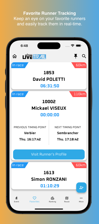LiveTrail स्क्रीनशॉट 3
