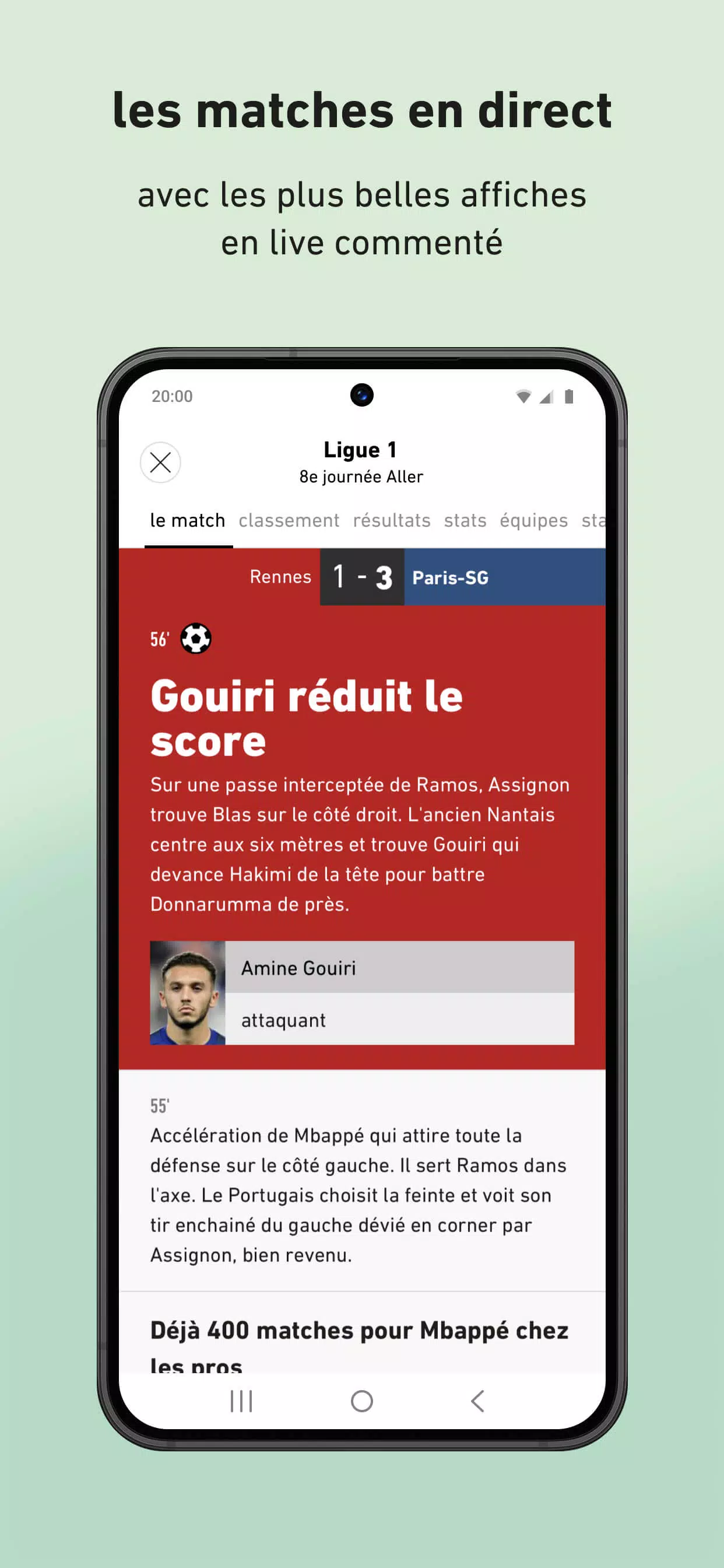 L'Équipe : live sport and news Captura de tela 1