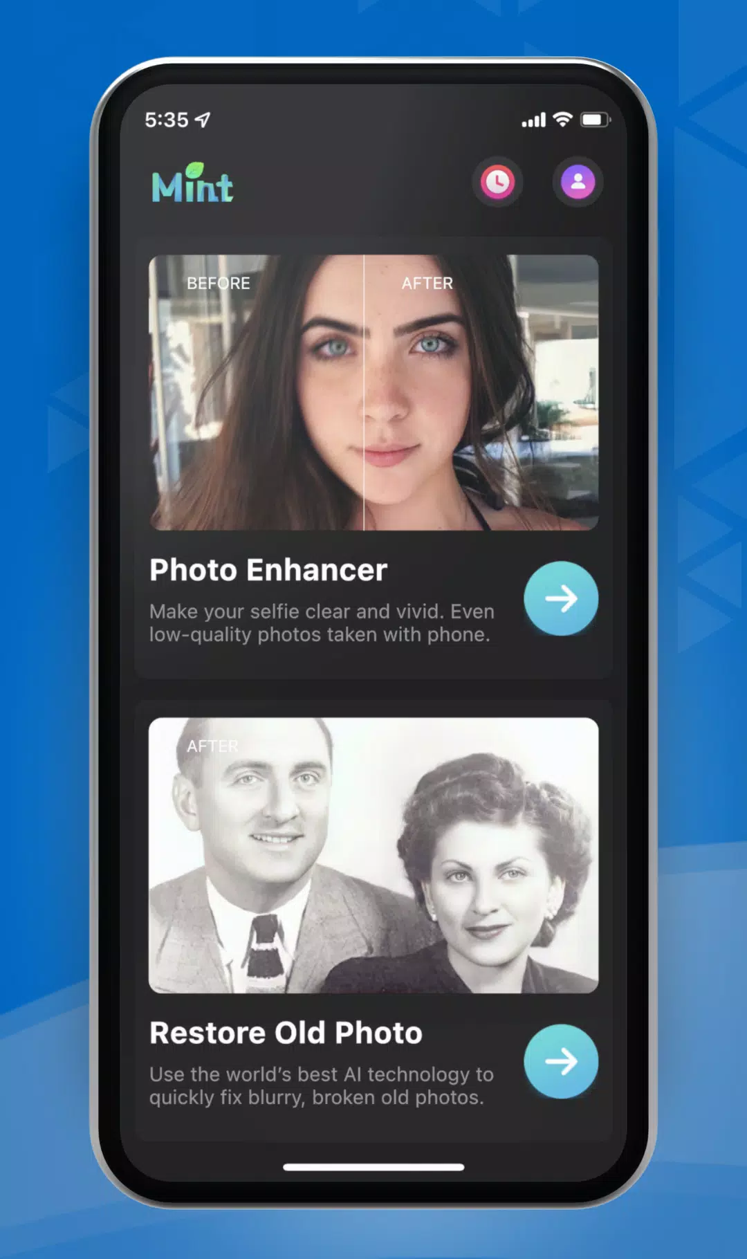 MintAI - Photo Enhancer Remini スクリーンショット 3