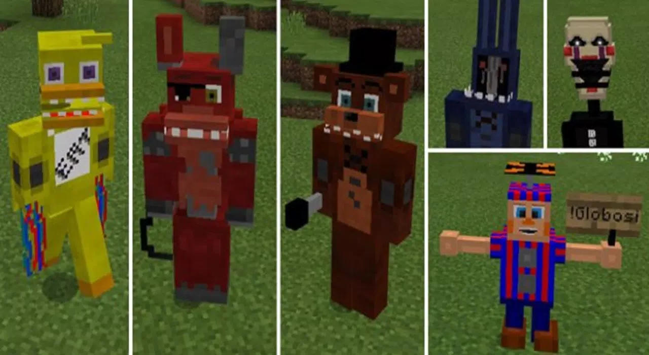 Five Nights At Freddy’s For Minecraft Скриншот 1