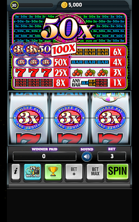 Diamond Triple Slots - Vegas Slots Capture d'écran 4