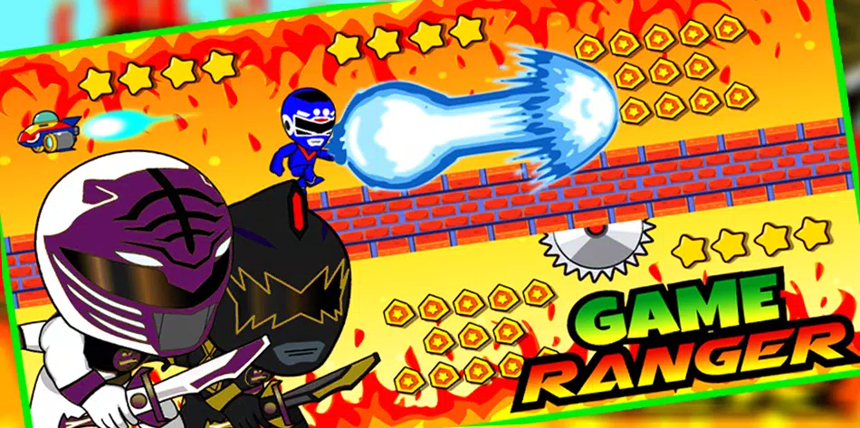 Superheroes Dino Rangers Dash 스크린샷 1