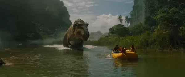 Um T-Rex pode nadar? Sim, acontece.