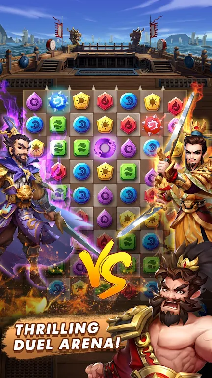 Three Kingdoms & Puzzles: Matc स्क्रीनशॉट 3