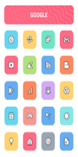 Crayon Adaptive IconPack Captura de tela 2