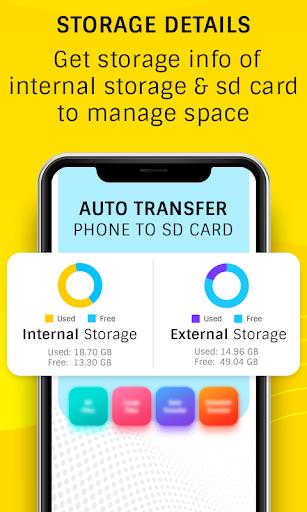 Auto Transfer:Phone To Sd Card Capture d'écran 1