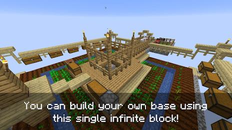 One block survival for MCPE 스크린샷 4