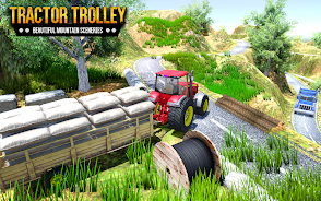 Tractor Trolley Driving Sim 3D Capture d'écran 4