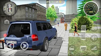 Offroad Pajero Car Simulator Captura de pantalla 1