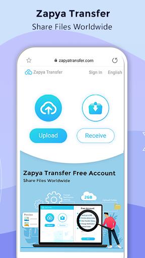 Zapya - File Transfer, Share Captura de pantalla 1