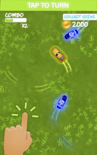 Police Car Escape - Pursuit Car Game Скриншот 1