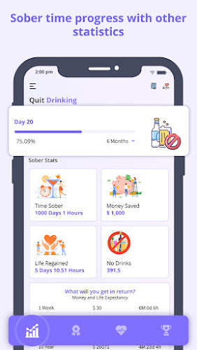 Quit Drinking – Stay Sober 스크린샷 2