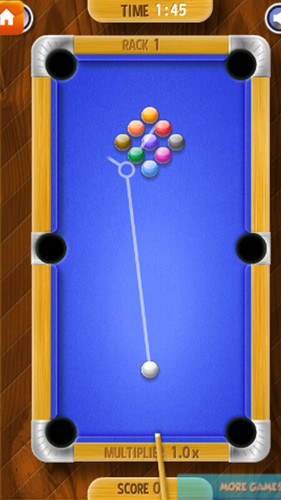 8 Ball Billiards-Pool Billiards Pro Star balls Game 스크린샷 1