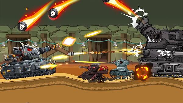 Panzer-Arena Steel Battle Screenshot aus dem Gameplay