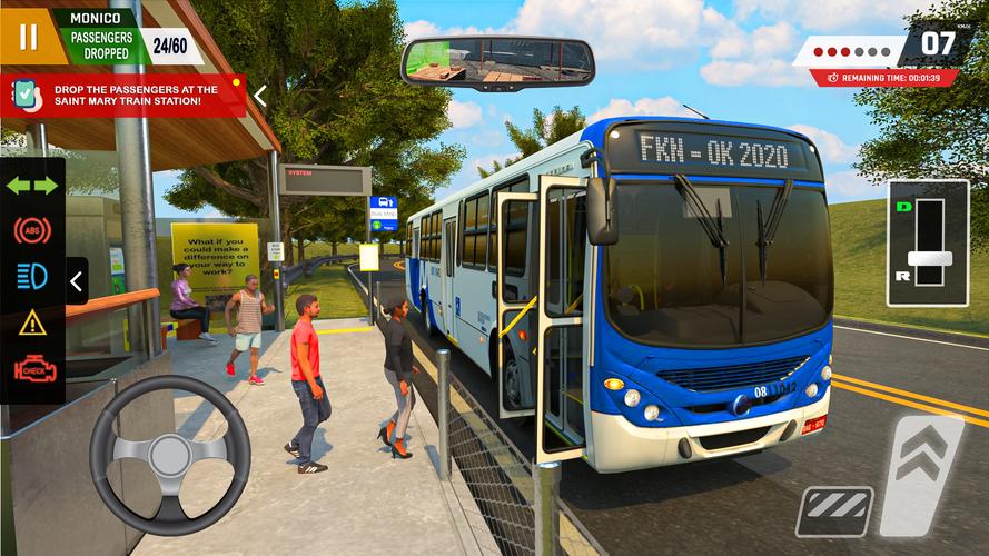 City Bus Simulator : Bus Games Captura de pantalla 2