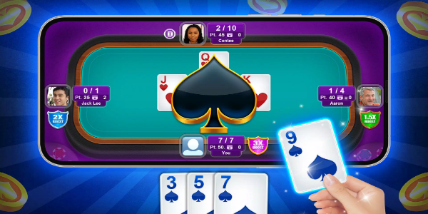 Spades - Offline Fun Card Game應用截圖第3張