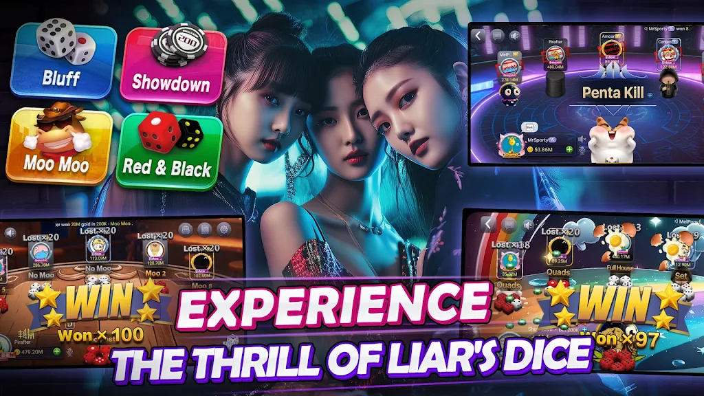 Moo Moo-Liar’s Dice 스크린샷 1
