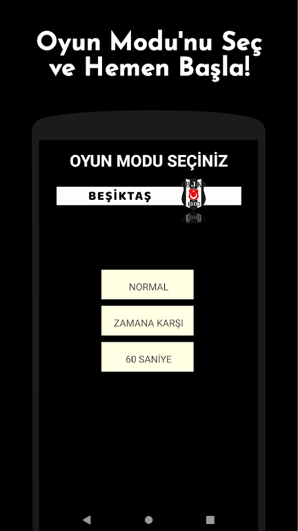 Beşiktaş Futbolcu Kart Eşleştirme Oyunu Capture d'écran 2