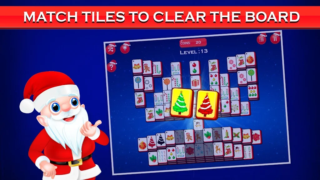 Mahjong Deluxe - Christmas Fun应用截图第2张