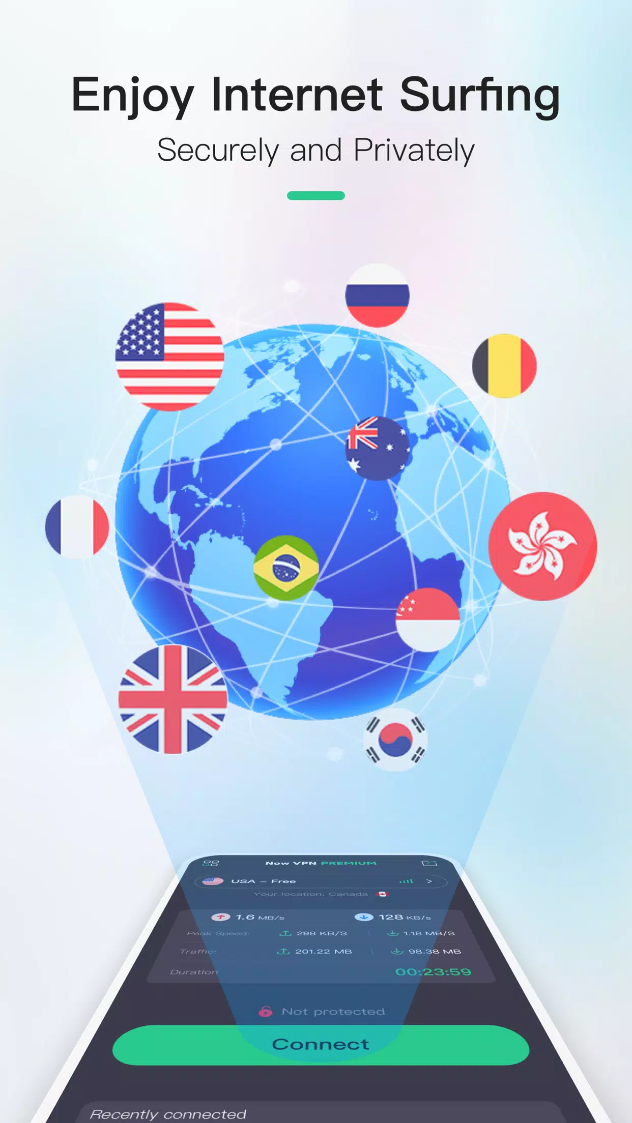 Now VPN Capture d'écran 1