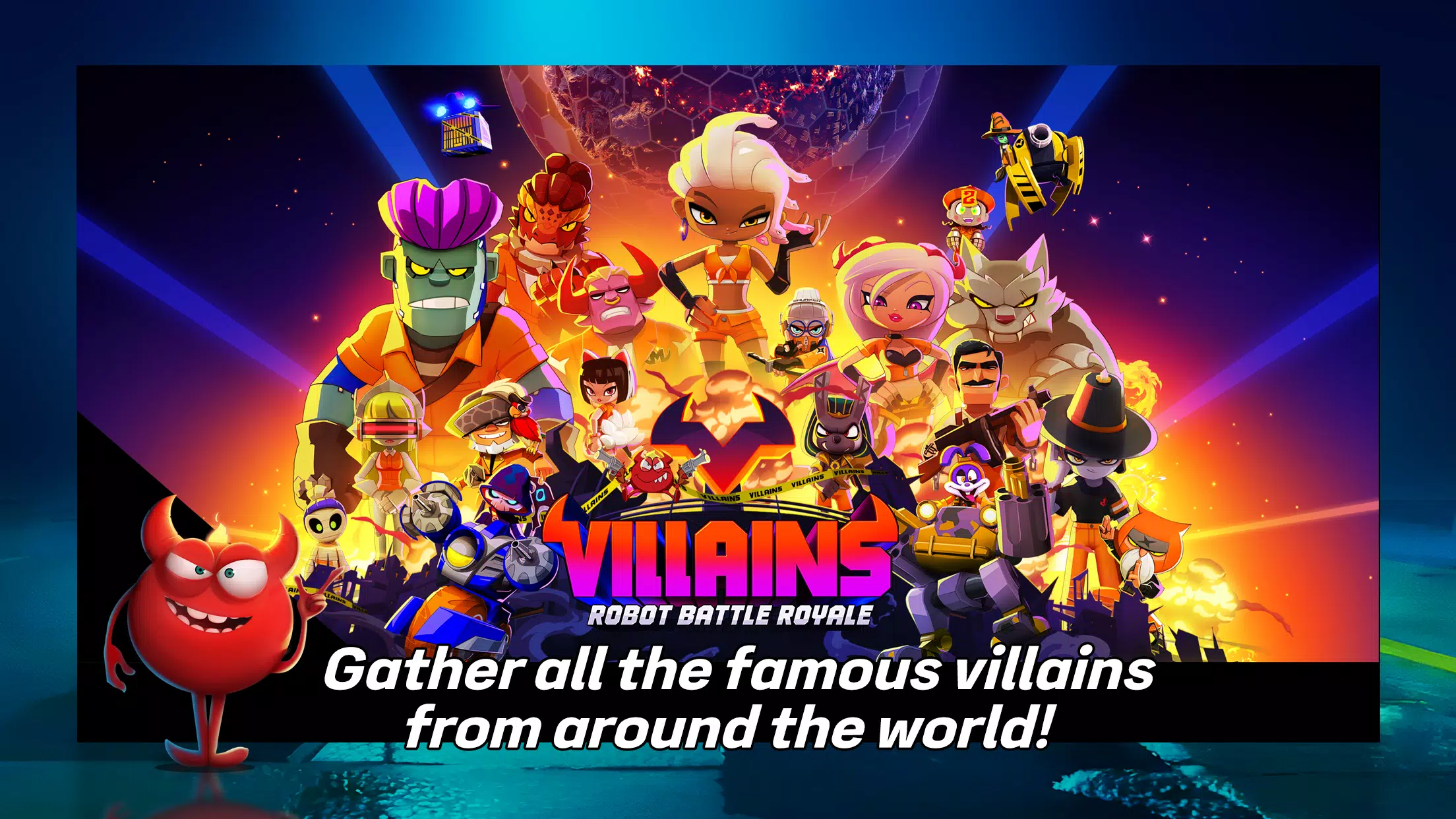 Villains: Robot BattleRoyale Captura de pantalla 1