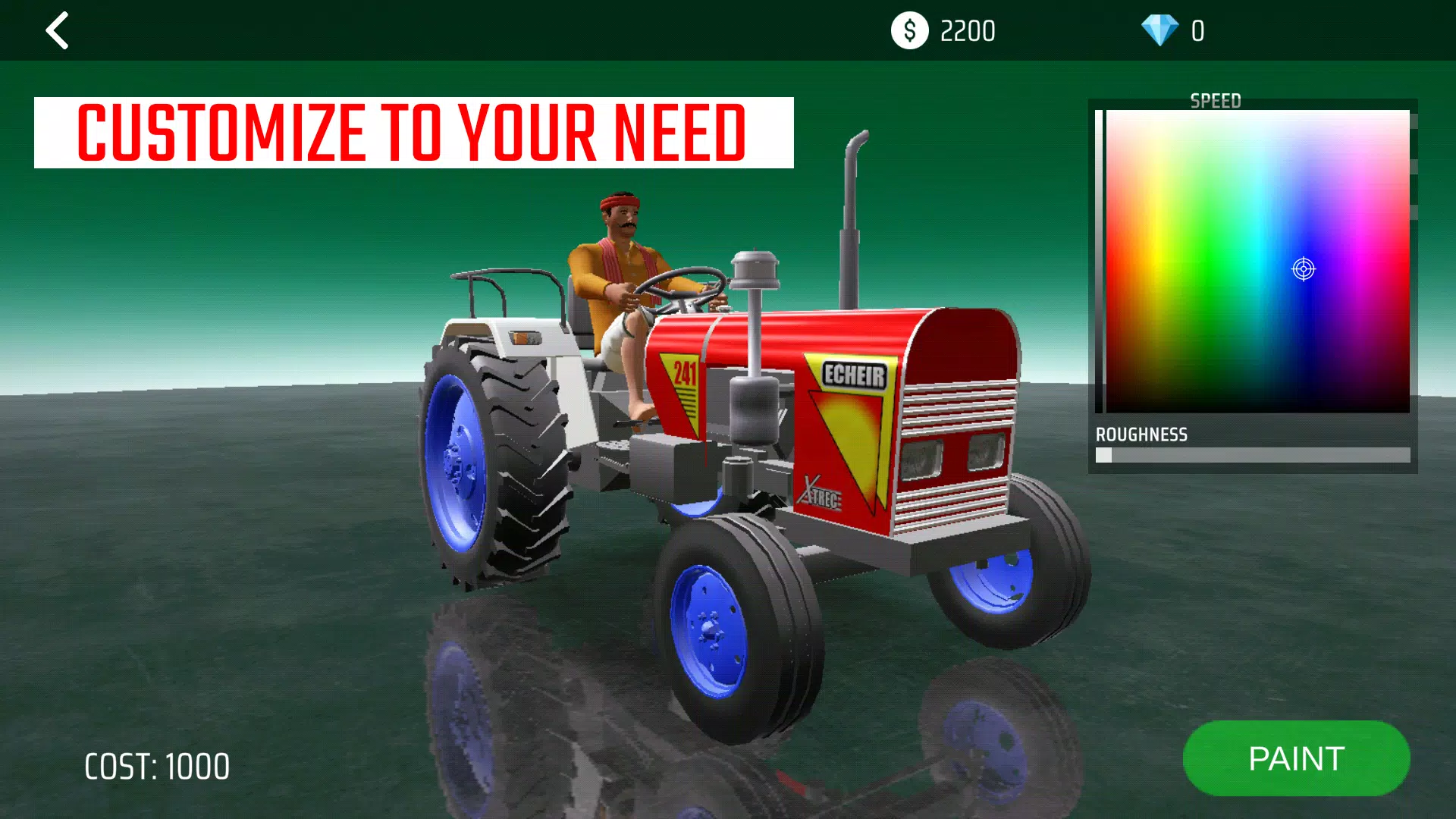 Indian Tractor PRO Simulation Captura de tela 3