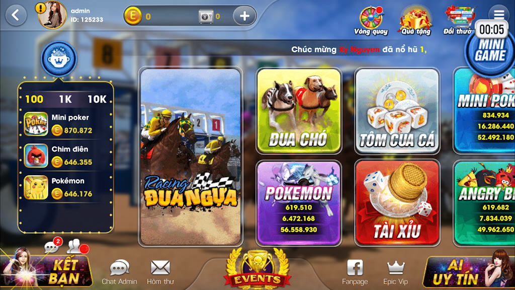 Epic JackPot: Đại gia Game bai Club 스크린샷 1