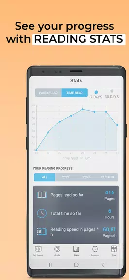 Bookly: Book & Reading Tracker Captura de tela 2