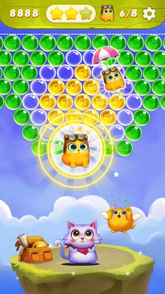 Bubble Cat Shooter Captura de tela 2