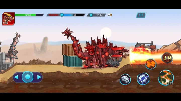 Mech War: Jurassic Dinosaur 스크린샷 2